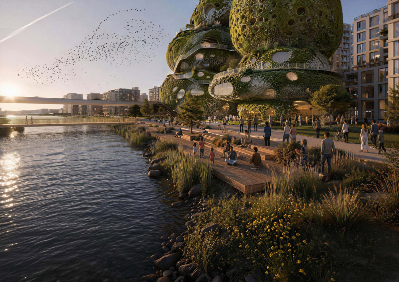 MVRDV побеждает в конкурсе на создание «нового чуда света» в Нидерландах