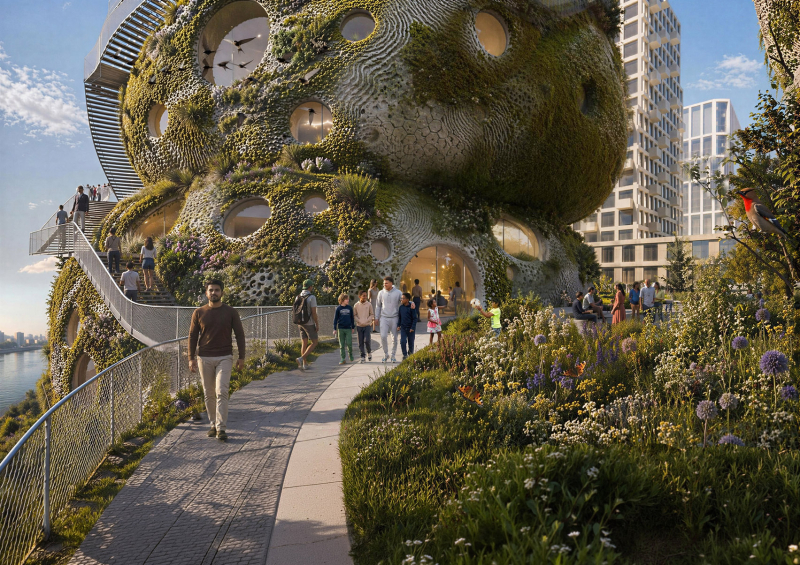 MVRDV побеждает в конкурсе на создание «нового чуда света» в Нидерландах