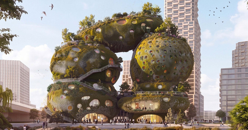 MVRDV построит футуристичный культурный центр в Роттердаме