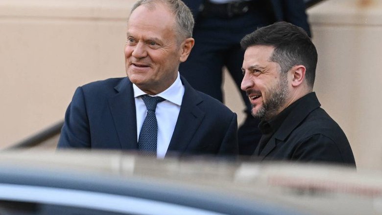 Зеленский отчитался перед Туском о встрече с Трампом и заодно попросил ПВО