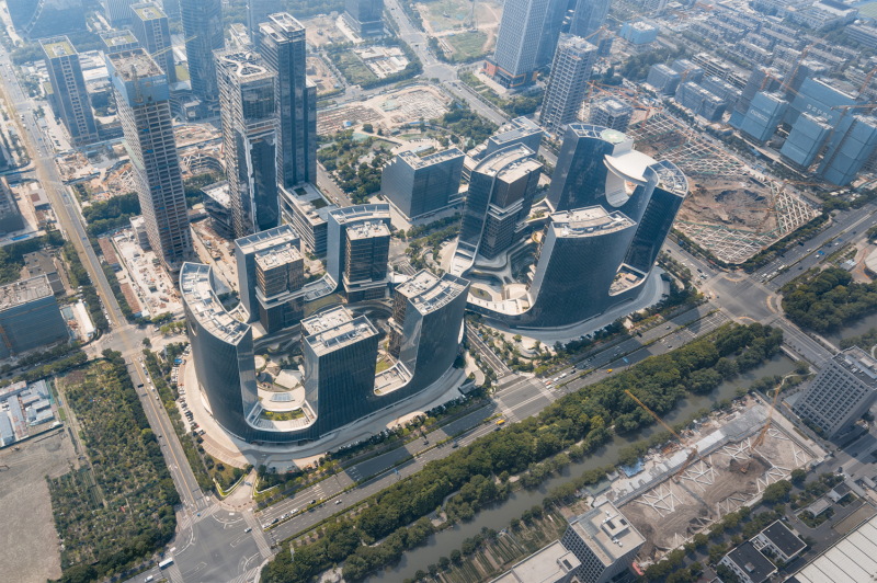 Новый комплекс WeHealth Green Valley в городе Ханчжоу, Китай