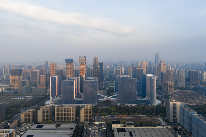 Новый комплекс WeHealth Green Valley в городе Ханчжоу, Китай