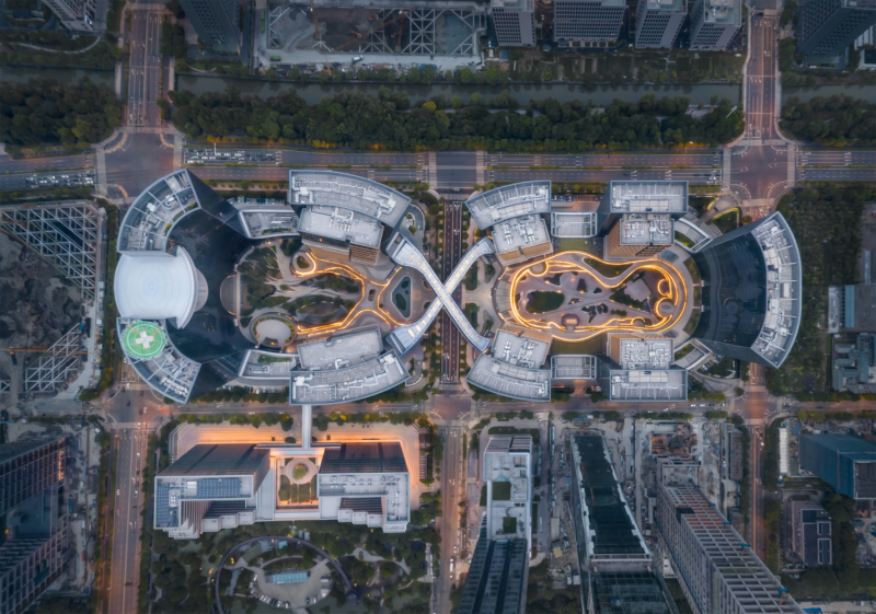 Новый комплекс WeHealth Green Valley в городе Ханчжоу, Китай