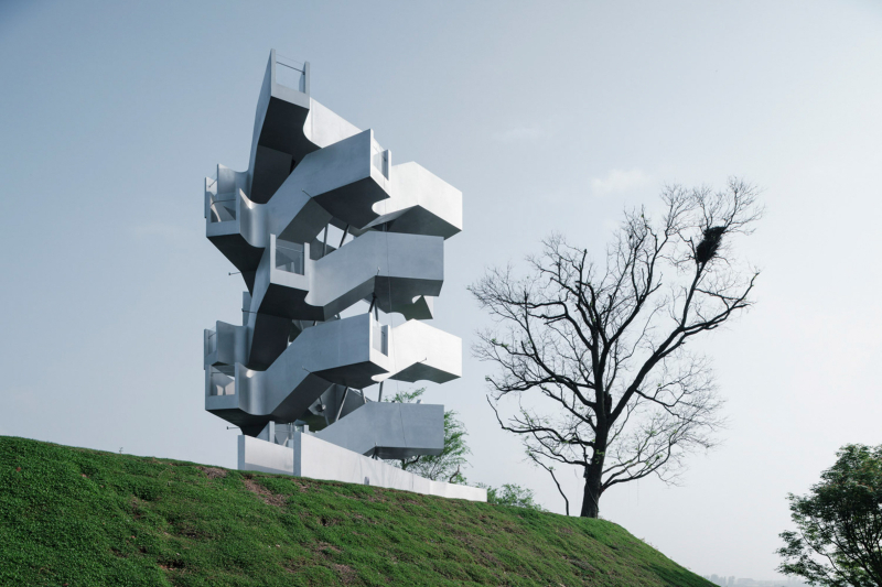 Xiang Architects создала смотровую площадку для наблюдения за птицами