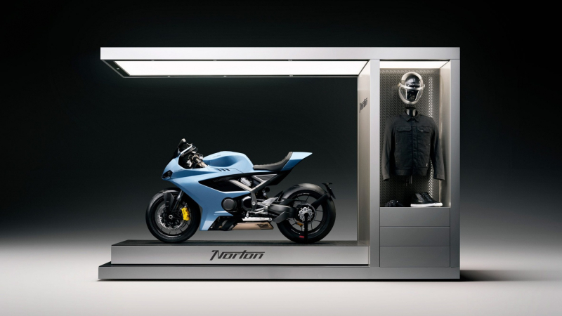 Foster + Partners разработали ритейл-концепцию для Norton Motorcycles